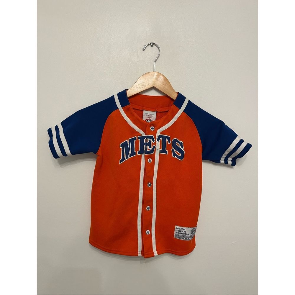Vintage MLB New York Mets Youth L Jersey